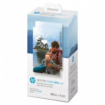 HP Sprocket Studio Plus 4x6 Photo Paper (108 Sheets) - Glossy
