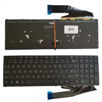 HP ZBook 15 G3, 15 G4, 17 G3, 17 G4 nešiojamojo kompiuterio klaviatūra (US išdėstymas)