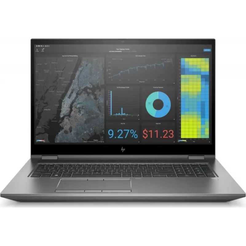 HP ZBook Fury 17 G7 nešiojamasis kompiuteris, Core i7, 32GB RAM, SSD, 17.3 inch FHD (atnaujinta prekė)