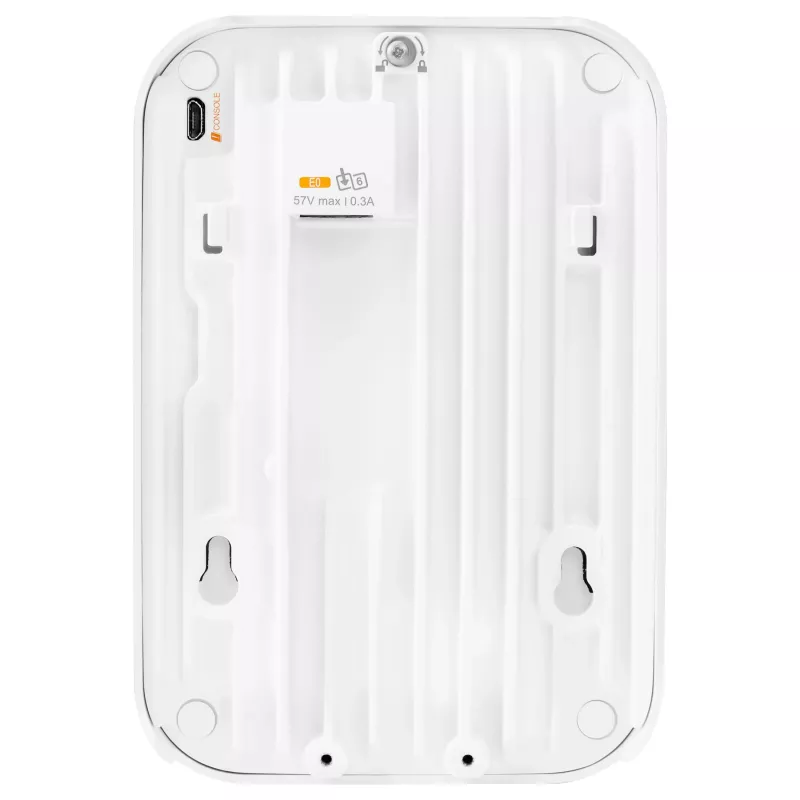 HPE Aruba Networking AP-605H RW 2-Radio 3-Band 2x2 Wi-Fi 6E 1+4 ETH PSE USB Hospitality prieigos taškas
