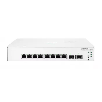 HPE Aruba Networking JL680A tinklo jungiklis, valdomas, Gigabit Ethernet (10/100/1000), 1U, baltas