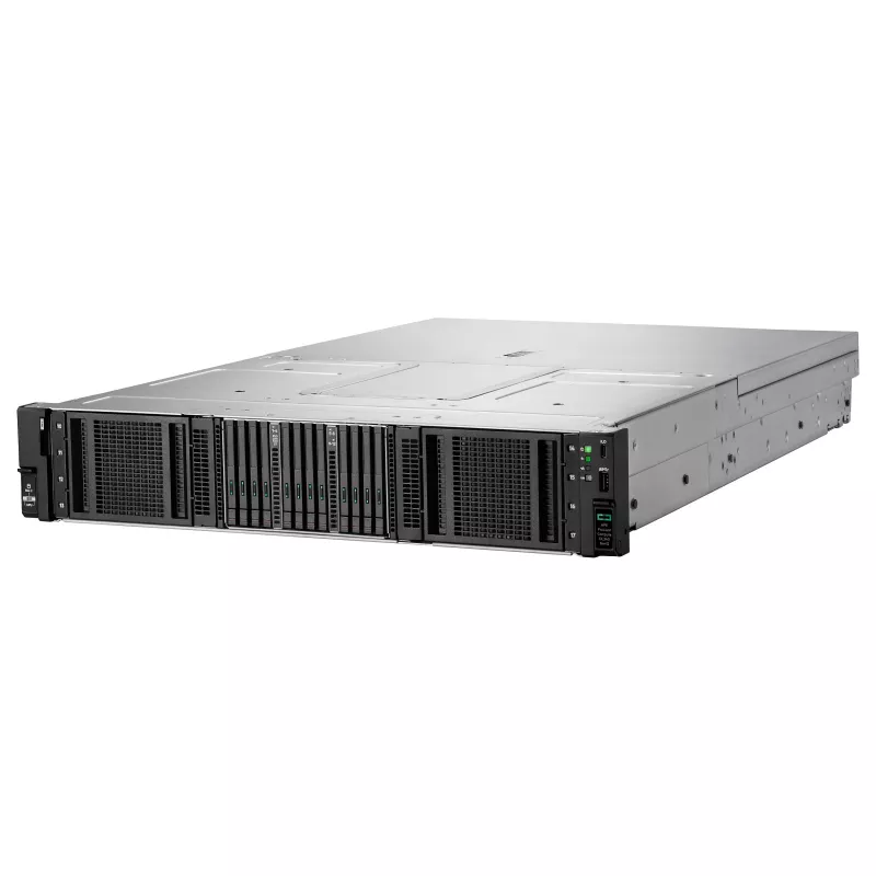 HPE ProLiant DL340 Gen12 2U Rack Server su Intel Xeon Gold 6505P, 64GB DDR5, 8 SFF diskų lizdais, MR408i-o, dvigubu 1000W maitinimu