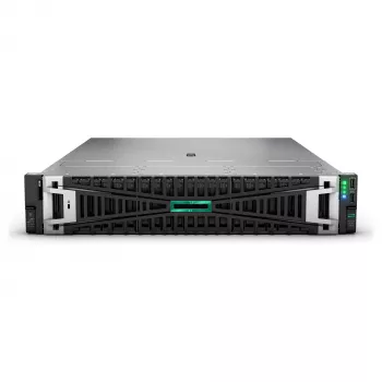 HPE ProLiant DL345 Gen11 serveris - 2U stovo, AMD EPYC 9115 2.6GHz 16 branduolių, 64GB RAM, 8 SFF karšto keitimo, MR416i-p, du 1000W maitinimo šaltiniai