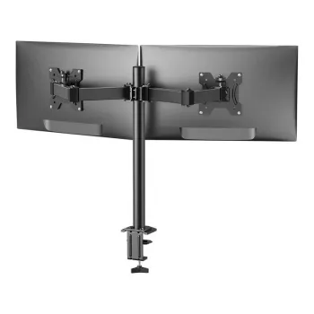 HUANUO Vieno Monitoriaus Laikiklis 13-30 colių HNCM7 - Sukamoji Ranka, Stalo Spaustuvas/Grommet, VESA 75x100, Juoda