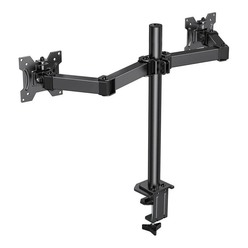 HUANUO Vieno Monitoriaus Laikiklis 13-30 colių HNCM7 - Sukamoji Ranka, Stalo Spaustuvas/Grommet, VESA 75x100, Juoda