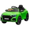 HUAWEI Audi RS Q8 baterijomis varomas automobilis su LED šviesomis, MP3 grotuvu ir nuotolinio valdymo pulteliu, žalias