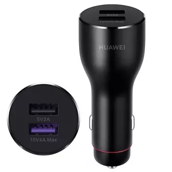 Huawei automobilinis įkroviklis Super Charge Dual Port 40W juodas