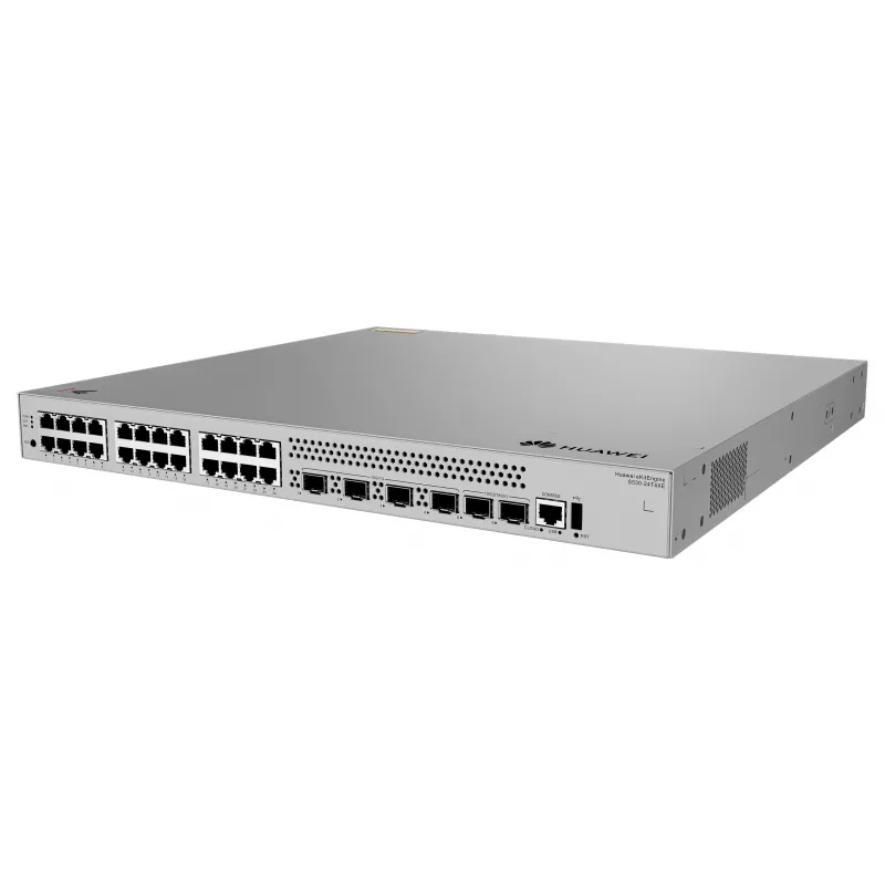 HUAWEI S530-24T4XE 24x10/100/1000BASE-T portų 4x10GE SFP+ portų 2x12GE stack portų su 1xAC maitinimo moduliu eKit