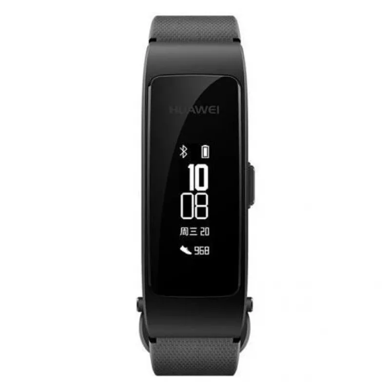 Huawei Talk Band B3 Lite išmanioji apyrankė su Bluetooth ausine, juoda