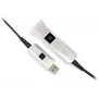Huddly USB 3.0 aktyvusis optinis kabelis, Type-A male į Type-A female, 10 m, juodas 7090043790450