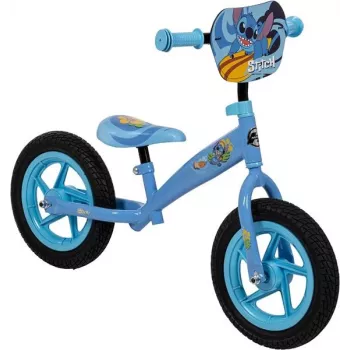 Huffy Stitch 16 G vaikiškas dviratis, 16 colių ratai, Disney Stitch tema, plieninis rėmas, priekinis rankinis ir galinis pedalų stabdžiai, nuimami šoniniai ratukai, mėlyna/rožinė