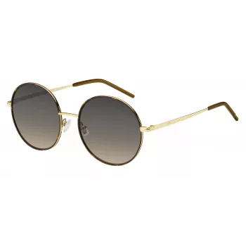 HUGO BOSS BLACK Moteriški Akiniai nuo Saulės BOSS1593S06J Stačiakampis Acetato Rėmelis Pilki Lęšiai 54mm