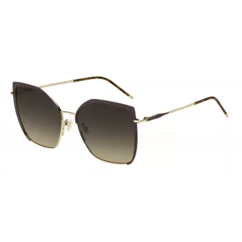 HUGO BOSS BLACK Moteriški Akiniai Nuo Saulės BOSS1708S01Q - Juodas Rėmelis, Pilki Lęšiai, 58mm