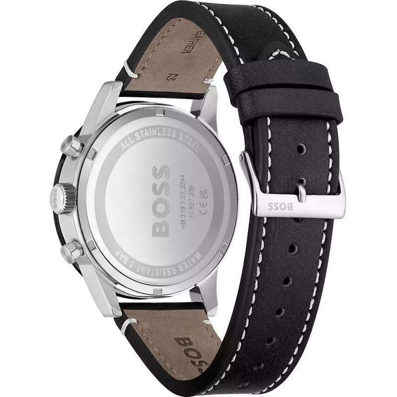 HUGO BOSS Vyrų 1513920 Chronografinis Laikrodis iš Nerūdijančio Plieno 44mm