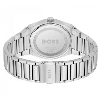 HUGO BOSS Vyriškas laikrodis 1513992 – 42 mm mėlynas ciferblatas, nerūdijančio plieno chronografas