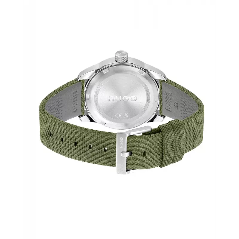 HUGO MAN 1530331 42mm Nerūdijančio Plieno Chronografo Laikrodis