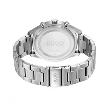 HUGO Vyriškas 1530163 Kvarcinis Analoginis Laikrodis 46mm Mėlynas Ciferblatas Rudo Odinio Dirželio
