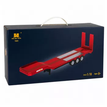 Huina 1:18 Low Bed Trailer for Scania 770S RC Truck - Red