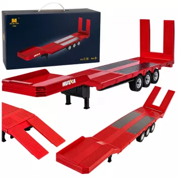Huina 1:18 Low Bed Trailer for Scania 770S RC Truck - Red