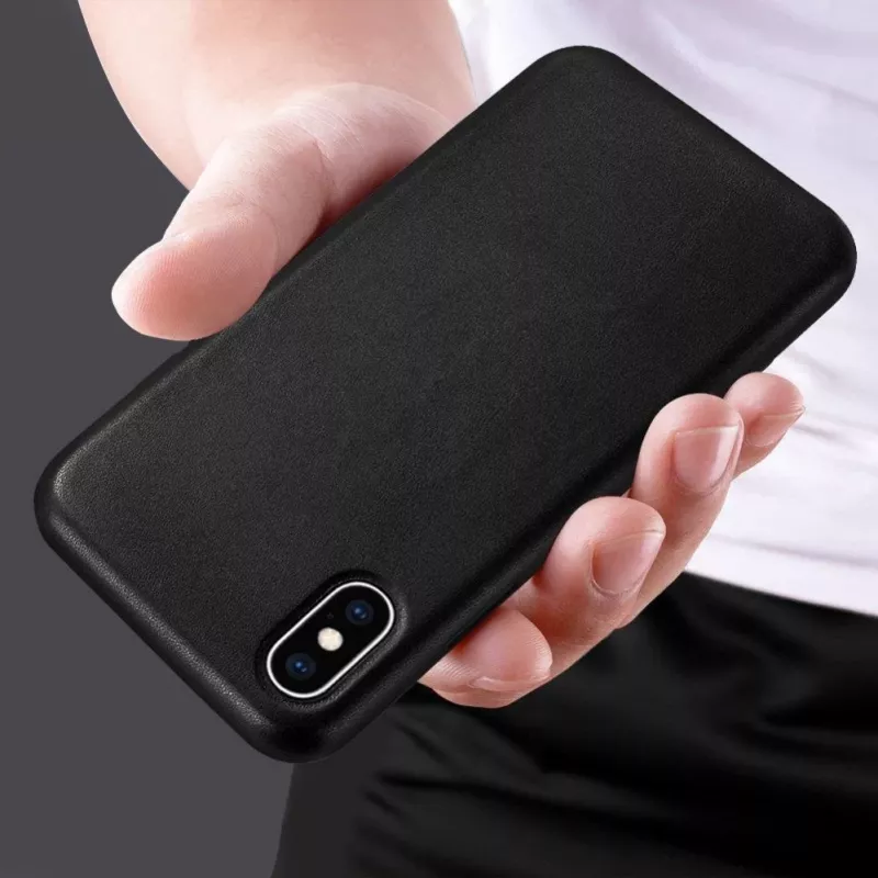 Hurtel ECO Leather Case Cover for Apple iPhone 12 Mini Raudonas
