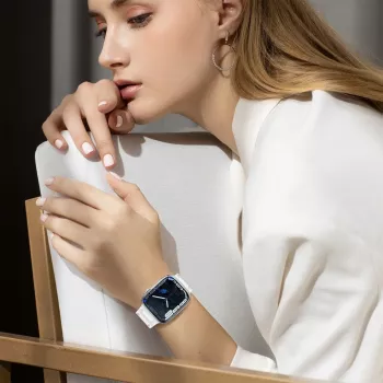 Hurtel Strap Triple Protection Apple Watch 42/44/45/49 mm apyrankė - permatoma