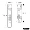 Hurtel Strap Triple Protection Apple Watch 42/44/45/49 mm apyrankė - permatoma