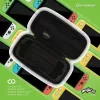 Hyperkin M07541-MTCN Kietas Dėklas, Žalias, Įvairiaspalvis, PEVA, Skirtas Nintendo Switch Lite, Atsparus Smūgiams, Atsparus Vandeniui, Nešiojimo Maišelis