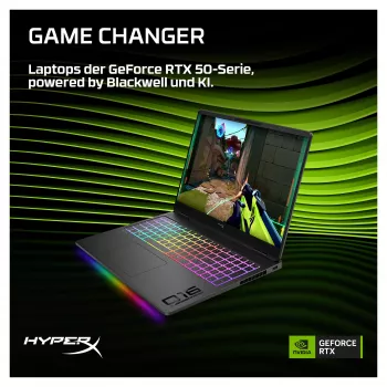 HyperX OMEN 16-ak1090ng žaidimų nešiojamasis kompiuteris, 16.1 inch QHD 165Hz, AMD Ryzen AI 9-HX475, 32GB DDR5, 1TB SSD, RTX 5070 Ti 12GB, Win11 Home