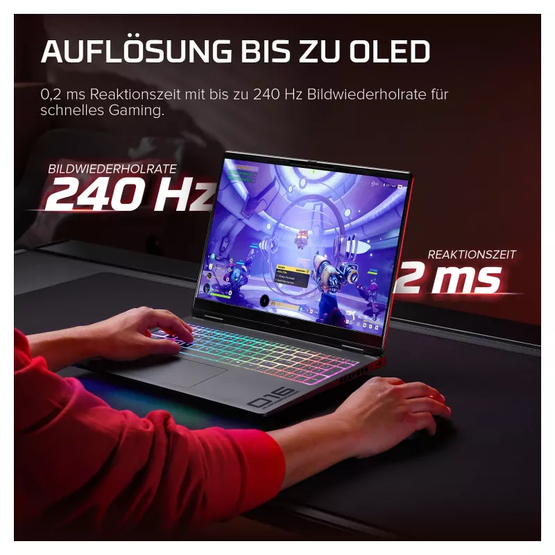 HyperX OMEN 16-ak1090ng žaidimų nešiojamasis kompiuteris, 16.1 inch QHD 165Hz, AMD Ryzen AI 9-HX475, 32GB DDR5, 1TB SSD, RTX 5070 Ti 12GB, Win11 Home