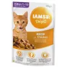 IAMS Delights Kitten Chicken in Gravy šlapi kačiukų maistas, 12 x 85 g pakeliai