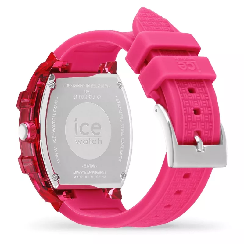 ICE moteriškas laikrodis 23323 36mm rožinis silikoninis kvarcinis