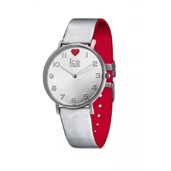 ICE Moteriškas laikrodis IC013375 Rožinis silikonas 36mm Kvarcinis