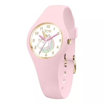ICE Moteriškas laikrodis IC016722 34mm Rožinis Silikoninis Kvarcinis
