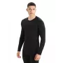 Icebreaker 200 Oasis L/S Crewe - Juoda (Dydis S)