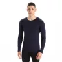 Icebreaker 200 Oasis L/S Crewe - Midnight Navy