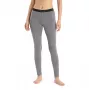 Icebreaker 200 Oasis Leggings Women's Thermal Base Layer - Gritstone Heather - Size L