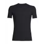 Icebreaker Anatomica S/S Crewe Base Layer T-Shirt - Black/Monsoon - Size M