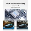 Icy Box IB-WL101 belaidis HDMI siųstuvo-imtuvo rinkinys – USB-C į HDMI, Full HD 1080p, 30 m veikimo nuotolis, juodos spalvos