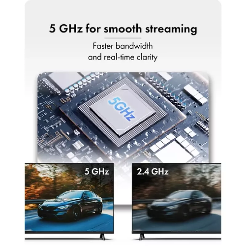 Icy Box IB-WL101 belaidis HDMI siųstuvo-imtuvo rinkinys – USB-C į HDMI, Full HD 1080p, 30 m veikimo nuotolis, juodos spalvos