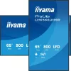 IIYAMA LH6566UHSB-B1AG 65 colių 4K UHD skaitmeninių ženklų ekranas su Android 11, 500 cd/m², 2x HDMI, USB-C, DP, WiFi, 18/7