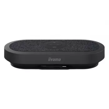 IIYAMA WP-MEET03M belaidis pristatymo siųstuvas su 8 mikrofonų masyvu, 4K UHD, USB-C, juodos spalvos