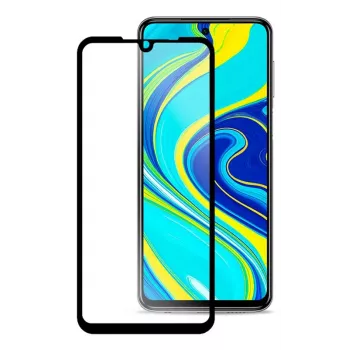 iLike 2.5D Black Frame Full Glue Tempered Glass Screen Protector, skirta Xiaomi Redmi Note 9 Pro / Redmi Note 9S