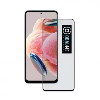 iLike 5D lenktas grūdinto stiklo ekrano apsauginis stikliukas, skirtas Xiaomi Redmi 13 4G / Redmi 12 4G / Redmi 12 5G - Juodas