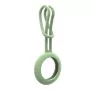 iLike AirTag Silicone Keychain Loop Case Green