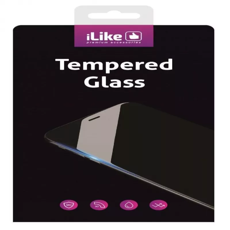 iLike Apple iPhone 12/12 Pro 6.1'' 0,33mm Flat Clear Glass Screen Protector