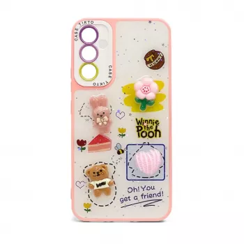 iLike Apple iPhone 13 Epoxy Cartoon Cover Pink