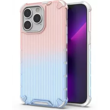 iLike Apple iPhone 14 Pro Armored Cover Pink and Blue Protect Case