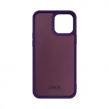 iLike Apple iPhone 14 Pro Max Nano Silicone Case Deep Purple