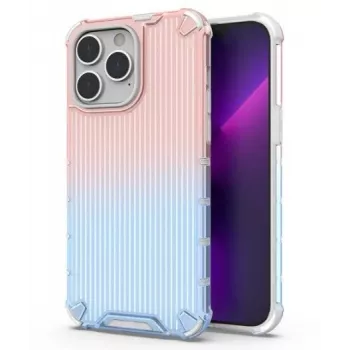 iLike Apple iPhone 14 Pro Max Pink and Blue Armored Case Protect Case