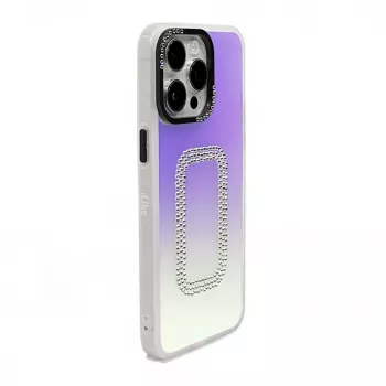 iLike Apple iPhone 15 Laser Shell Square Back Cover Transparent